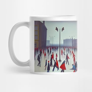 Skating on the Lowry Ice Rink Mug